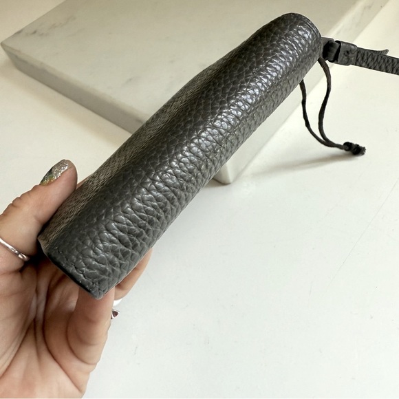 AllSaints Kita Small Japanese Pebbled Leather Wallet - Picture 6 of 9